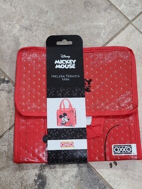 Disney Mickey Mouse Red Mini Thermal Lunch Tote